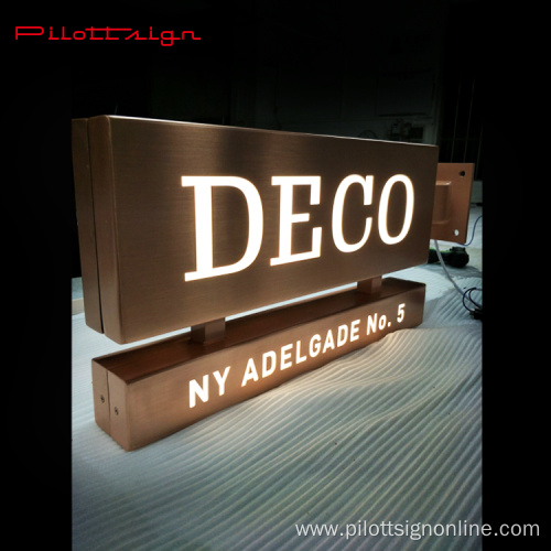 custom high quality stainless steel letters LED sign